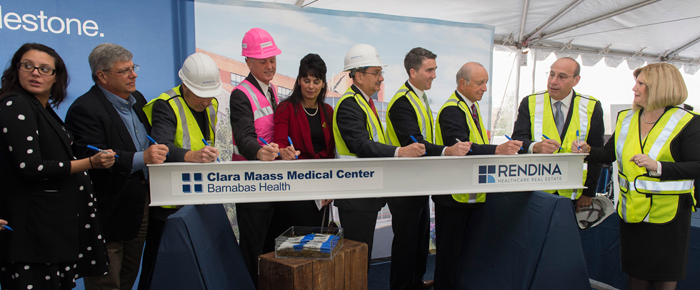 Clara Maass Medical Center Celebrates With Beam Signing Ceremony