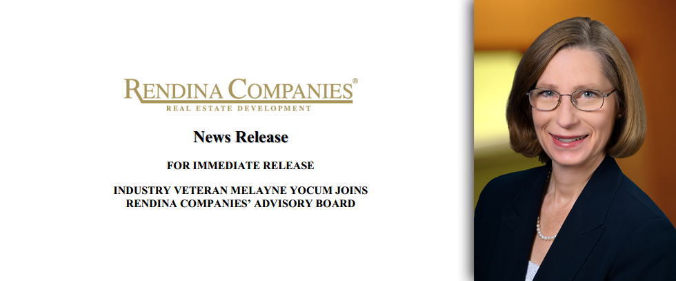 Industry Veteran Melayne Yocum Joins Rendina’s Advisory Board