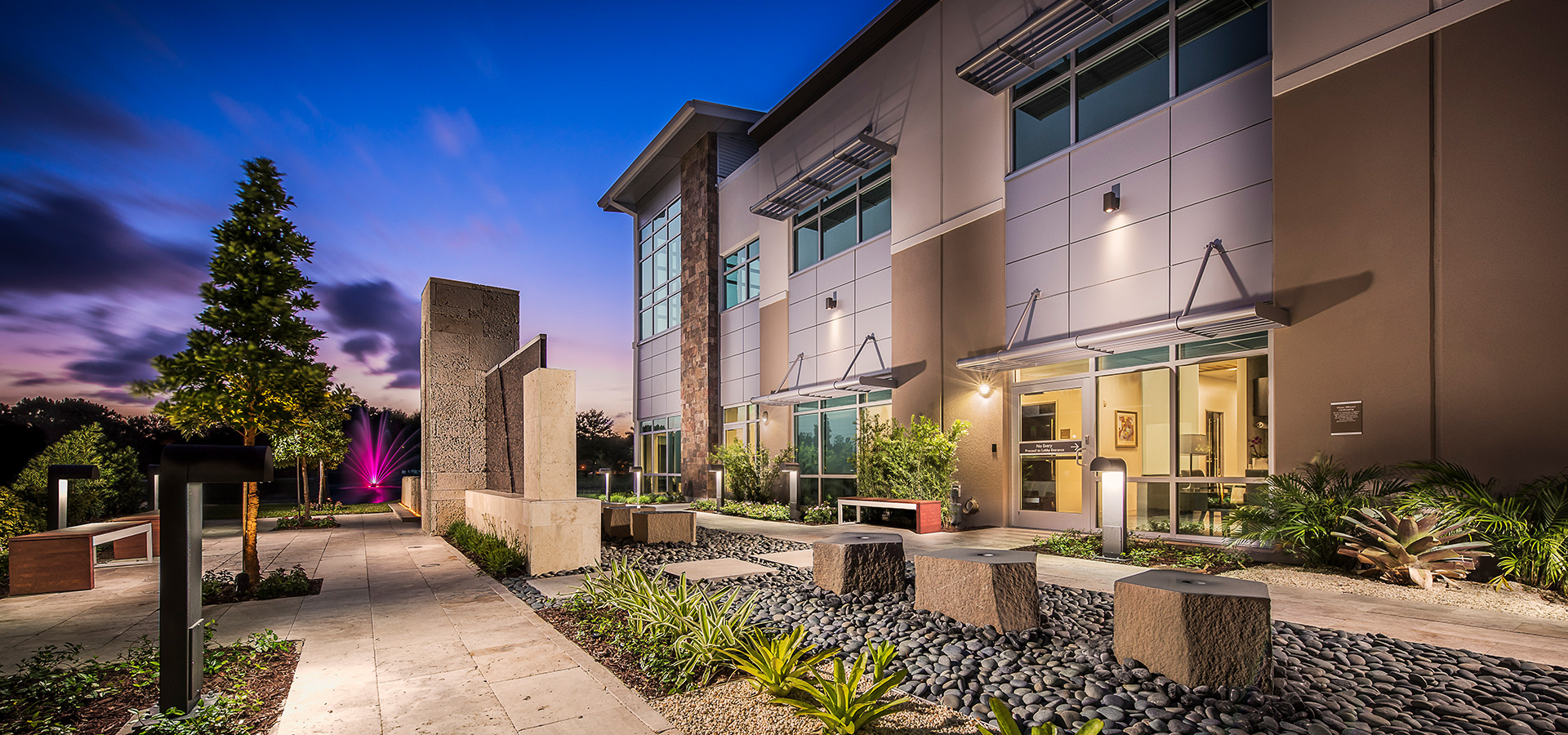 Zen Garden in Medical Facility