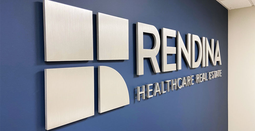 rendina logo on wall