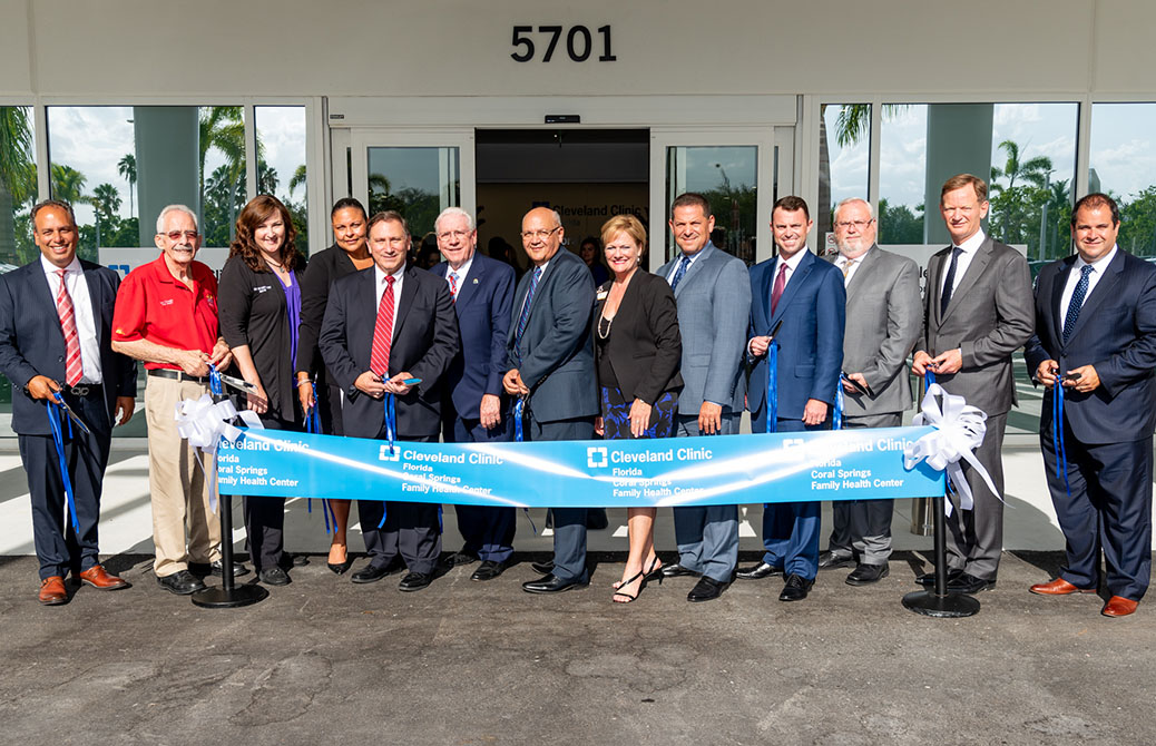 Cleveland Clinic Coral Springs Grand Opening Ceremony