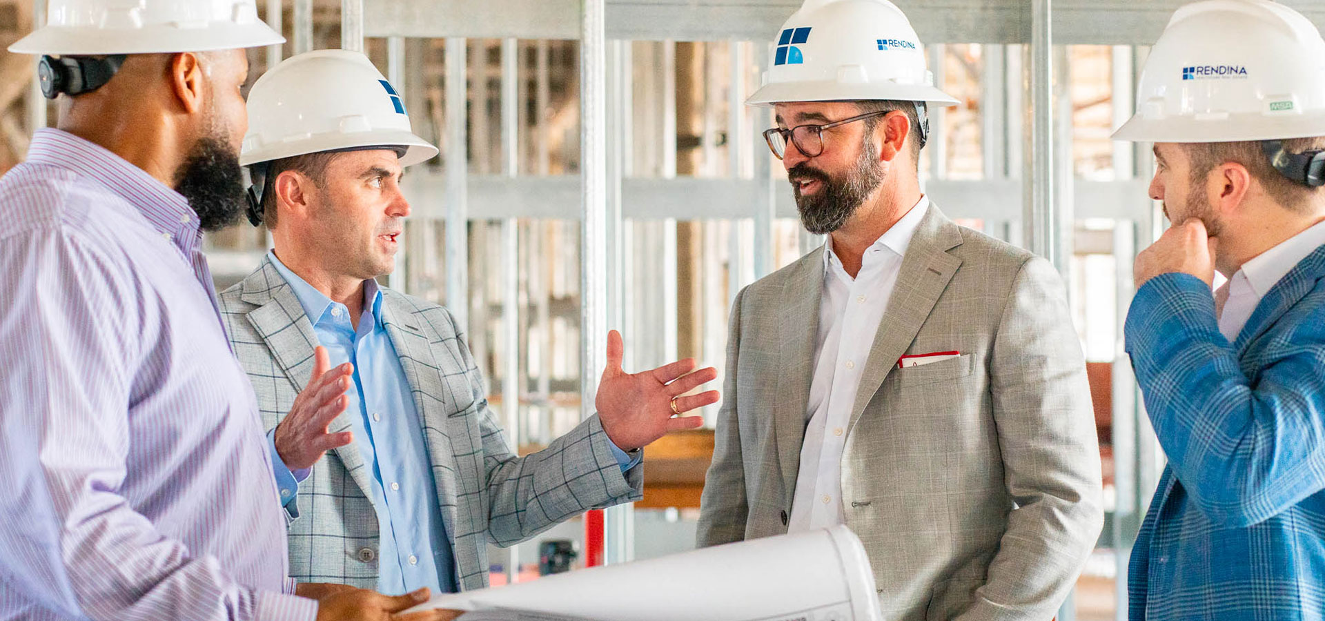 rendina employees working on site